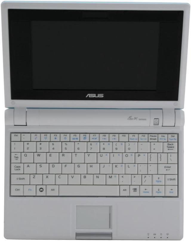 Alt view image 10 of 15 - ASUS Eee PC 2G Surf - Sky Blue Intel Mobile CPU 7" WVGA 512MB Memory 2GB SSD NetBook