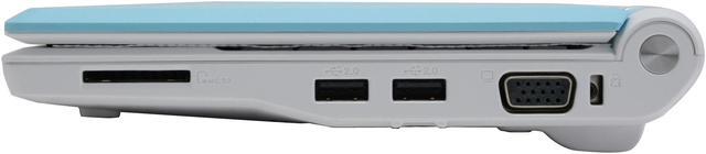 Alt view image 12 of 15 - ASUS Eee PC 2G Surf - Sky Blue Intel Mobile CPU 7" WVGA 512MB Memory 2GB SSD NetBook