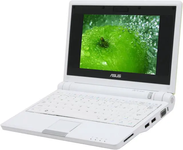 Alt view image 2 of 15 - ASUS Eee PC 2G Surf - Lush Green Intel Mobile CPU 7" WVGA 512MB Memory 2GB SSD NetBook