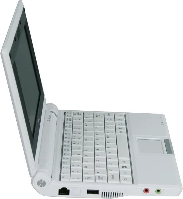 Alt view image 8 of 15 - ASUS Eee PC 2G Surf - Pure White Intel Mobile CPU 7" WVGA 512MB Memory 2GB SSD NetBook