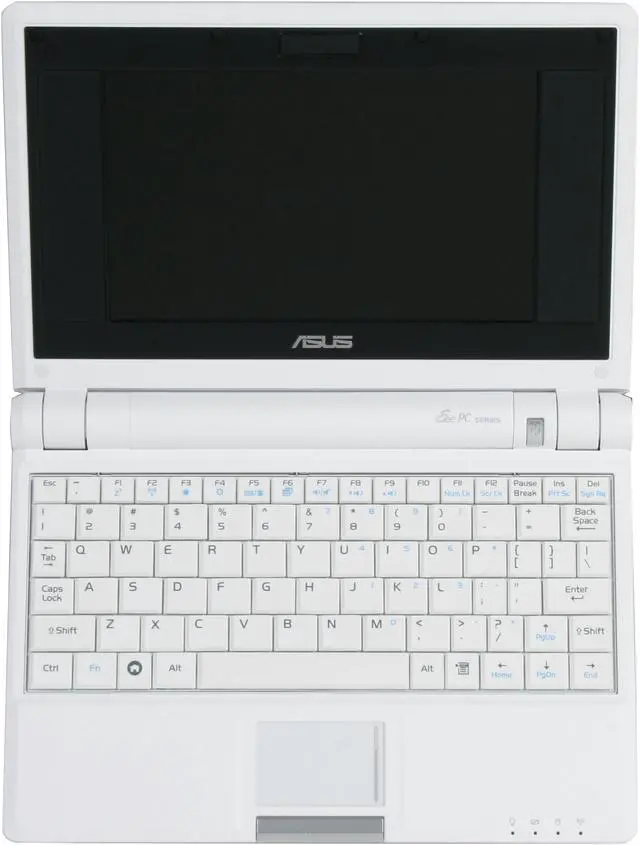Alt view image 10 of 15 - ASUS Eee PC 2G Surf - Pure White Intel Mobile CPU 7" WVGA 512MB Memory 2GB SSD NetBook