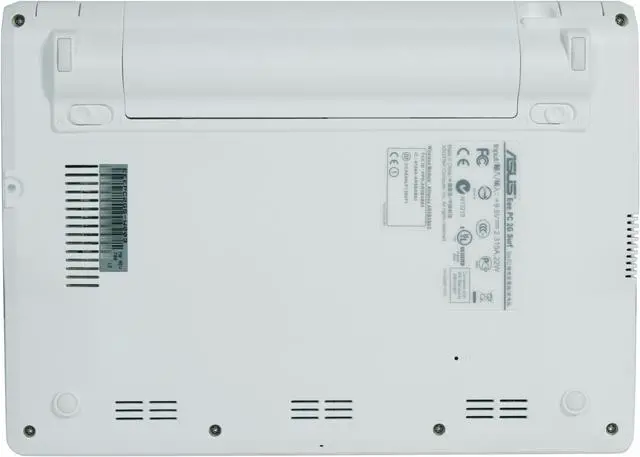 Alt view image 15 of 15 - ASUS Eee PC 2G Surf - Pure White Intel Mobile CPU 7" WVGA 512MB Memory 2GB SSD NetBook