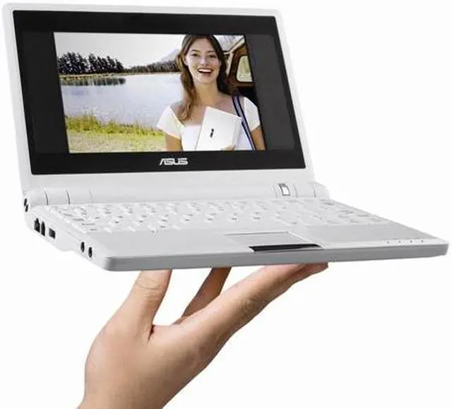 Main image of ASUS Eee PC 2G Surf - Pure White Intel Mobile CPU 7" WVGA 512MB Memory 2GB SSD NetBook