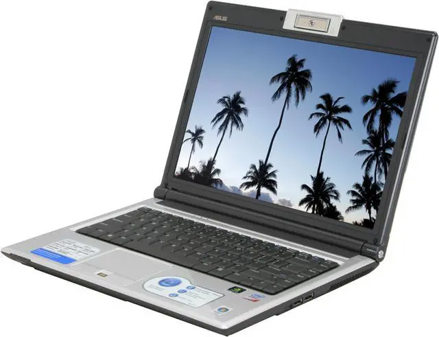 Main image of ASUS Laptop F8 Series Intel Core 2 Duo T8100 3GB Memory 250GB HDD NVIDIA GeForce 9500M GS 14.1" Windows Vista Home Premium F8Sn-B1