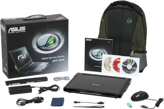Alt view image 14 of 14 - ASUS Laptop G Series Intel Core 2 Duo T9300 4GB Memory 320GB HDD NVIDIA GeForce 9500M GS 15.4" Windows Vista Home Premium 64-bit G1Sn-B1