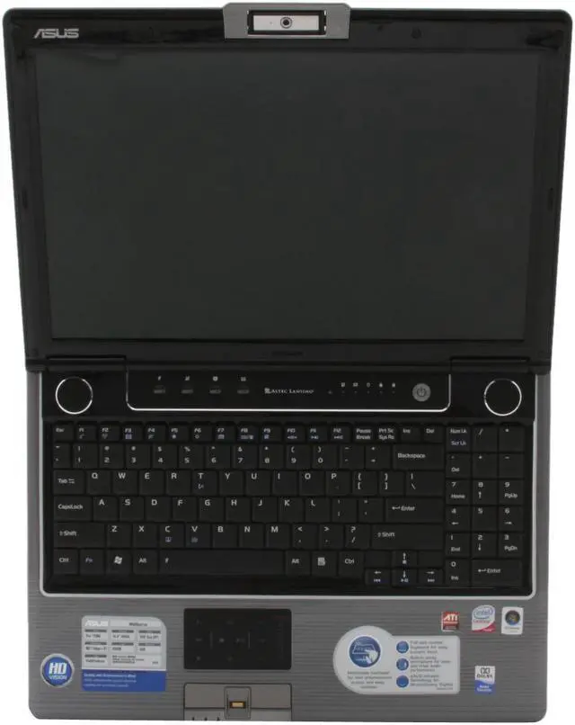 Alt view image 9 of 15 - ASUS Laptop M50 Series Intel Core 2 Duo T9300 4GB Memory 250GB HDD ATI Mobility Radeon HD 3650 15.4" Windows Vista Home Premium M50Sa-X1
