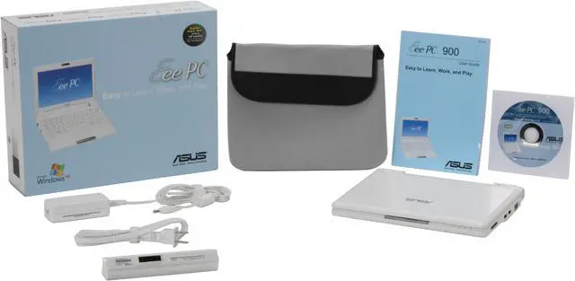 Alt view image 3 of 3 - ASUS Eee PC EeePC 900 12G XP – Pearl White Intel Mobile CPU 8.9" WSVGA 1GB Memory 12GB SSD NetBook