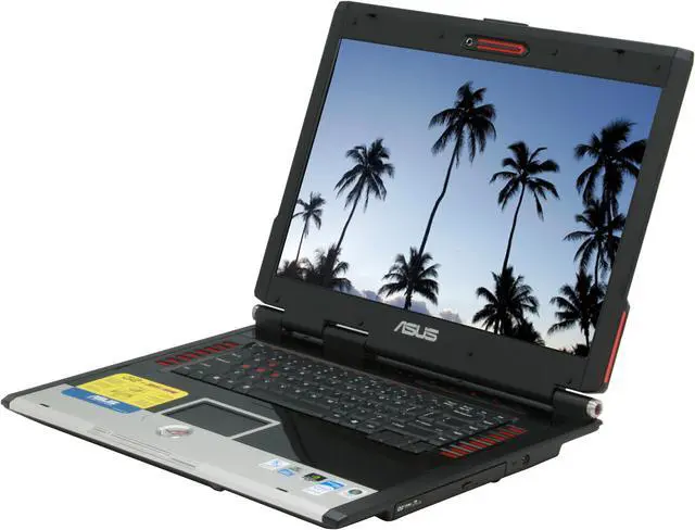 Alt view image 2 of 3 - ASUS Laptop G Series Intel Core 2 Duo T7500 2GB Memory 250GB HDD NVIDIA GeForce 8600M GT 17.0" Windows Vista Home Premium G2S-X3