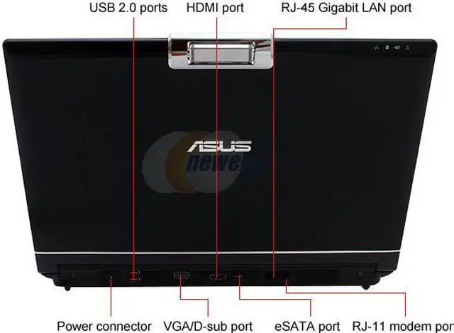 Alt view image 4 of 18 - ASUS Laptop F8 Series Intel Core 2 Duo T9400 4GB Memory 320GB HDD ATI Mobility Radeon HD 3650 14.1" Windows Vista Home Premium F8Va-C1