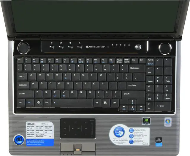 Alt view image 14 of 18 - ASUS Laptop M50 Series Intel Core 2 Duo P8400 4GB Memory 250GB HDD NVIDIA GeForce 9600M GS 15.4" Windows Vista Home Premium M50Vm-X1