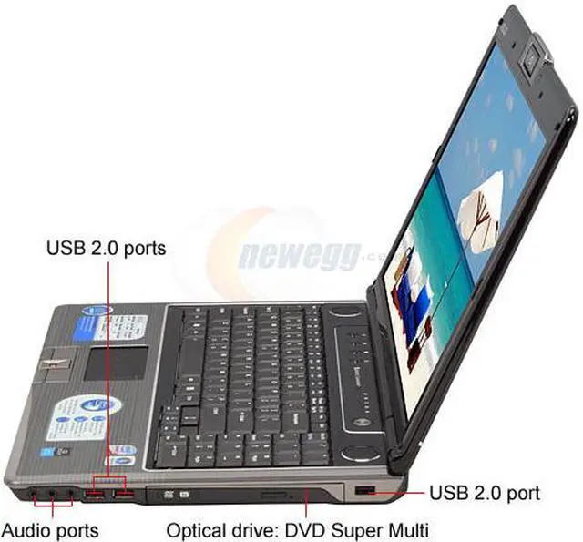 Alt view image 2 of 19 - ASUS Laptop M50 Series Intel Core 2 Duo T9400 4GB Memory 500GB HDD NVIDIA GeForce 9600M GS 15.4" Windows Vista Home Premium M50Vm-B2
