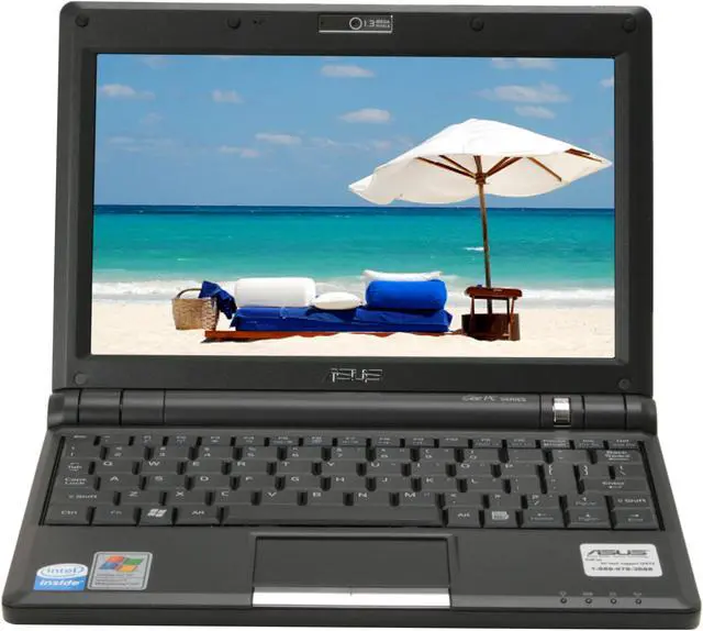 Alt view image 8 of 18 - ASUS Eee PC EEEPC900-BK010X Galaxy Black Intel Mobile CPU 8.9" WVGA 1GB Memory 12GB SSD NetBook