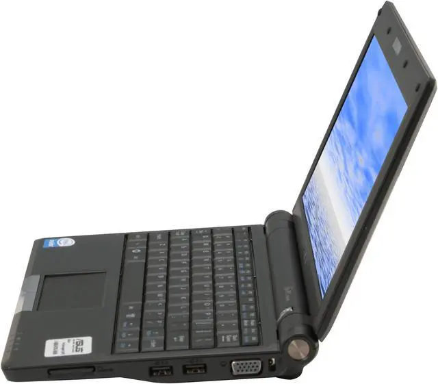 Alt view image 2 of 18 - ASUS Eee PC 900 black Linux NetBook Intel processor 8.9" Wide SVGA 1GB Memory 20GB SSD Integrated Graphics