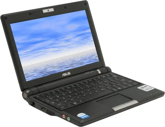 Alt view image 7 of 18 - ASUS Eee PC 900 black Linux NetBook Intel processor 8.9" Wide SVGA 1GB Memory 20GB SSD Integrated Graphics
