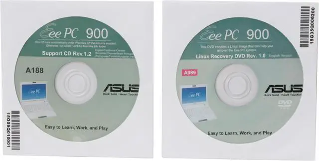 Alt view image 17 of 18 - ASUS Eee PC 900 black Linux NetBook Intel processor 8.9" Wide SVGA 1GB Memory 20GB SSD Integrated Graphics