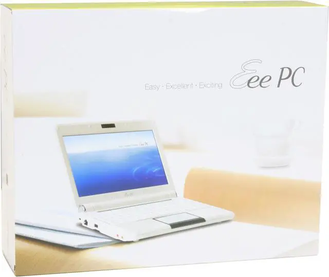 Alt view image 18 of 18 - ASUS Eee PC 901 XP - Pearl White NetBook Intel Atom 8.9" Wide SVGA 1GB Memory 12GB SSD Integrated Graphics