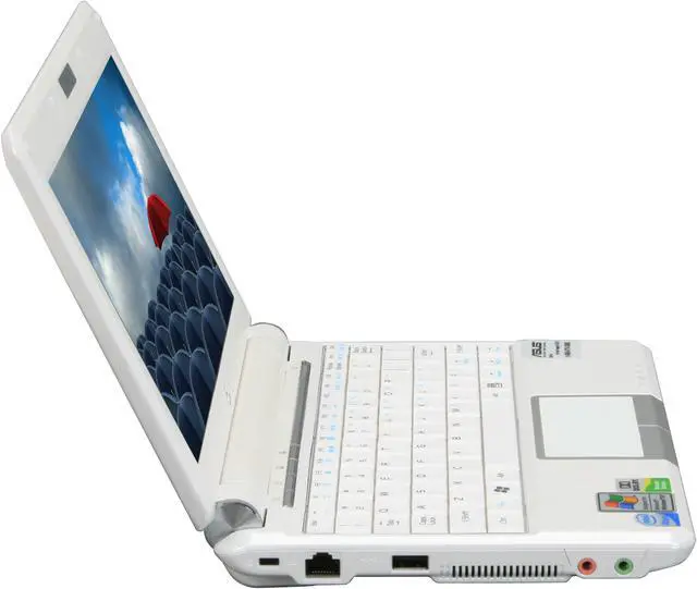 Alt view image 7 of 18 - ASUS Eee PC 901 XP - Pearl White NetBook Intel Atom 8.9" Wide SVGA 1GB Memory 12GB SSD Integrated Graphics