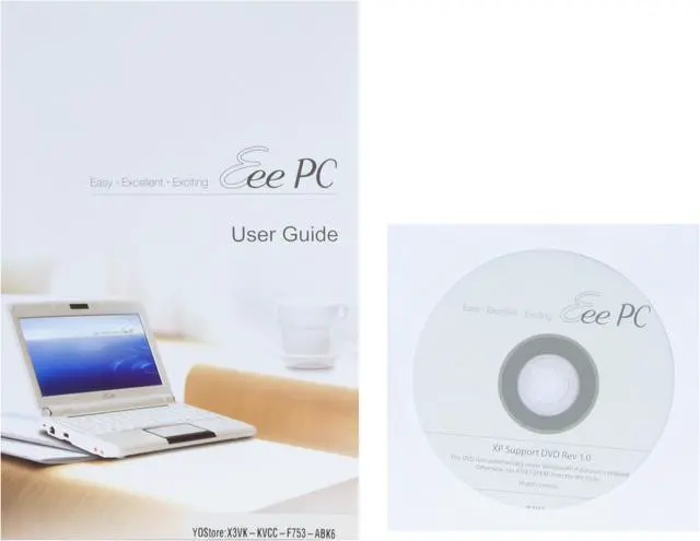 Alt view image 17 of 18 - ASUS Eee PC 901 XP - Pearl White NetBook Intel Atom 8.9" Wide SVGA 1GB Memory 12GB SSD Integrated Graphics