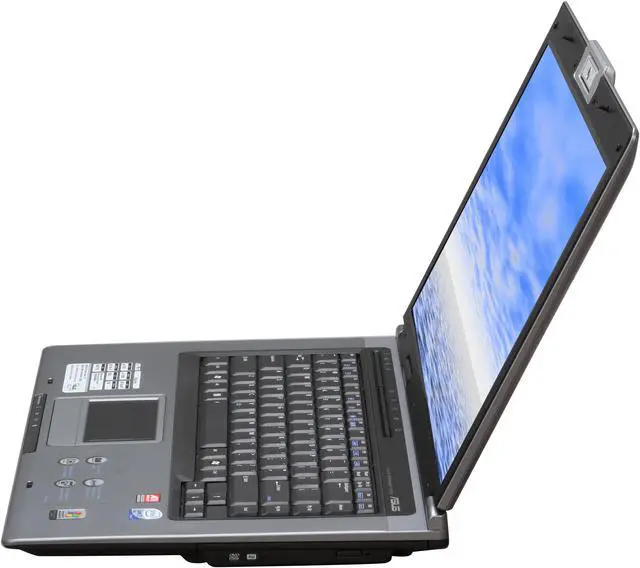 Alt view image 2 of 12 - ASUS Laptop F5 Series Intel Core 2 Duo T5750 2GB Memory 160GB HDD ATI Radeon Xpress 1100 IGP 15.4" Windows XP Professional F5RL-B1