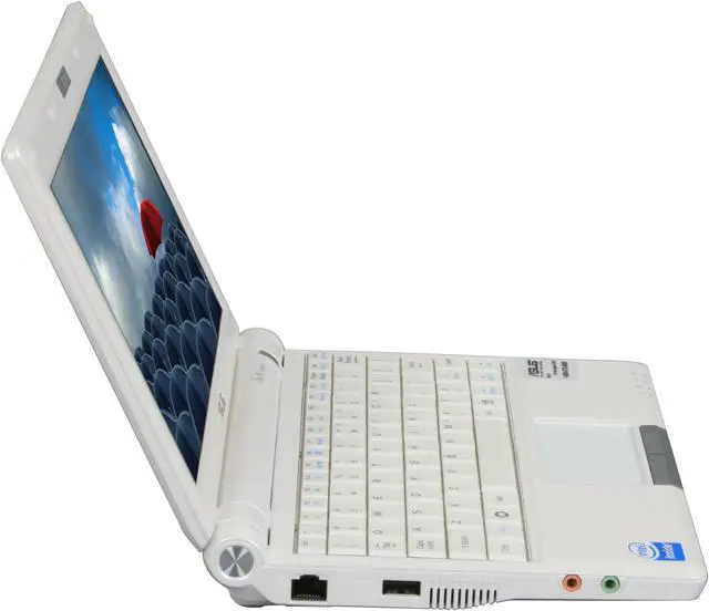 Alt view image 7 of 18 - ASUS Eee PC 900 16G – Pearl White NetBook Intel processor 8.9" Wide SVGA 1GB Memory 16GB SSD Integrated Graphics