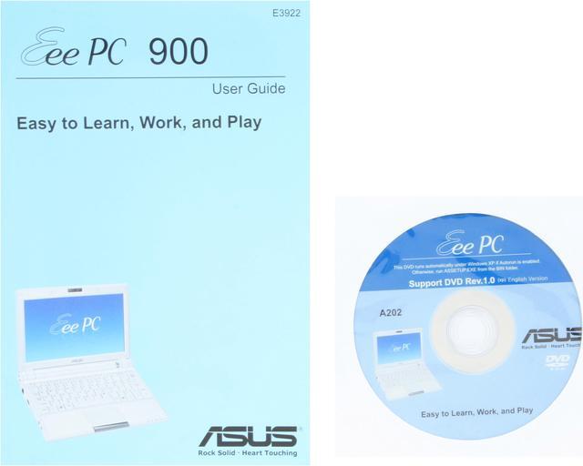 Alt view image 17 of 18 - ASUS Eee PC Eee PC 900 16G XP - Galaxy Black Galaxy Black Intel Mobile CPU 8.9" WSVGA 1GB Memory 16GB SSD NetBook