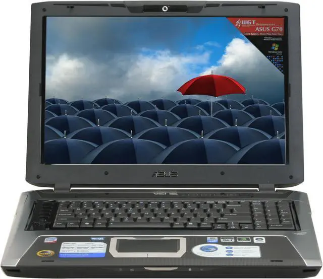 Alt view image 8 of 18 - ASUS Laptop G Series Intel Core 2 Extreme X9000 4GB Memory 400GB HDD NVIDIA SLI Dual GeForce 8700M GT 17.0" Windows Vista Ultimate 64-bit G70S-B1