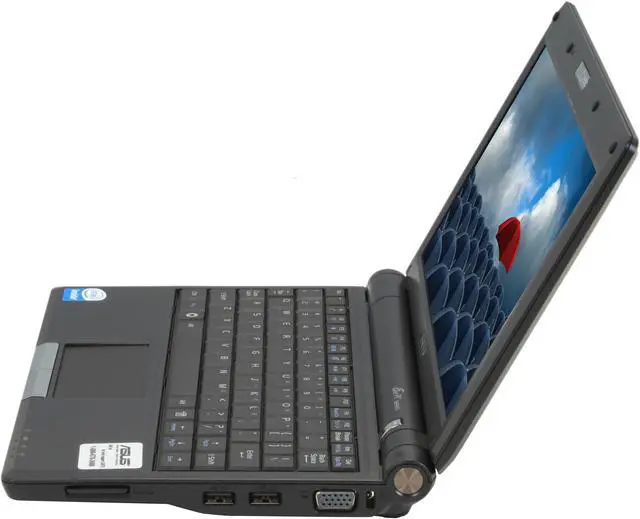 Alt view image 2 of 17 - ASUS Eee PC Eee PC 900 16G Galaxy Black Intel Mobile CPU 8.9" WSVGA 1GB Memory 16GB SSD NetBook