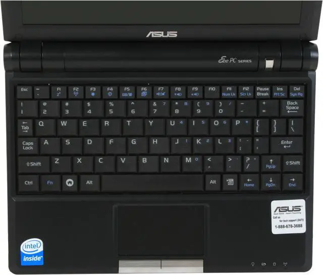 Alt view image 14 of 17 - ASUS Eee PC Eee PC 900 16G Galaxy Black Intel Mobile CPU 8.9" WSVGA 1GB Memory 16GB SSD NetBook