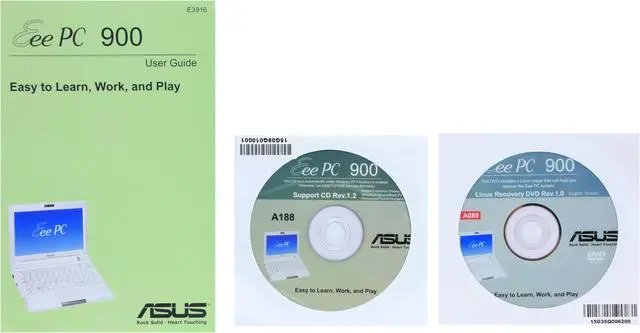 Alt view image 16 of 17 - ASUS Eee PC Eee PC 900 16G Galaxy Black Intel Mobile CPU 8.9" WSVGA 1GB Memory 16GB SSD NetBook