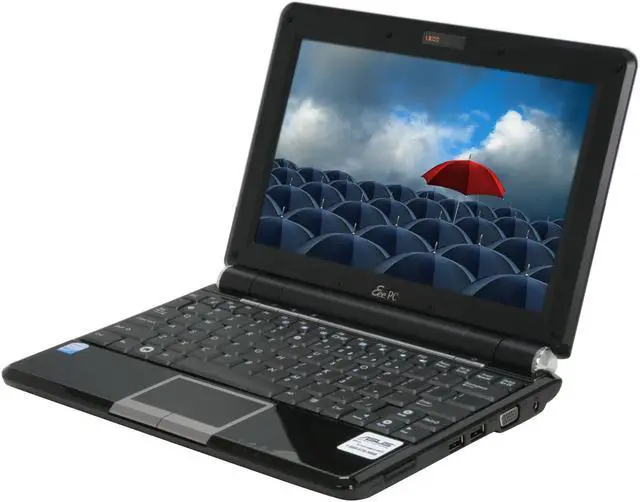 Main image of ASUS Eee PC EEEPC1000-BK003 Fine Ebony Intel Atom 10.0" WSVGA 1GB Memory 40GB SSD NetBook