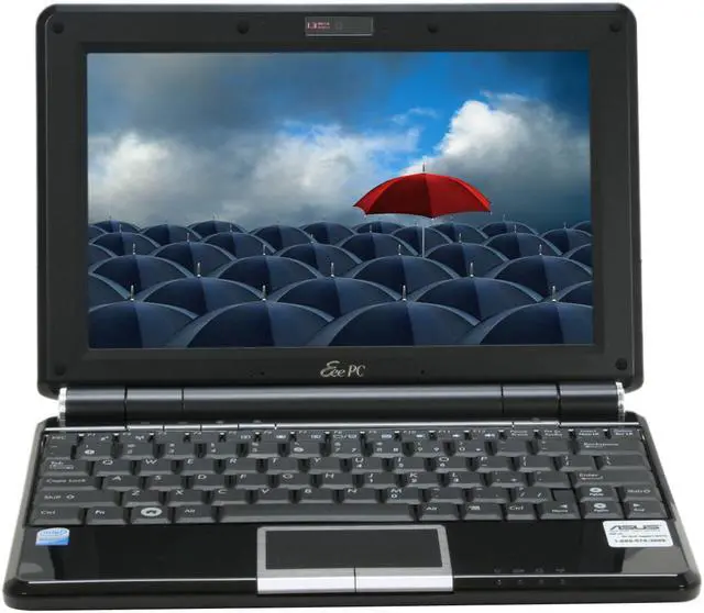 Alt view image 8 of 18 - ASUS Eee PC EEEPC1000-BK003 Fine Ebony Intel Atom 10.0" WSVGA 1GB Memory 40GB SSD NetBook