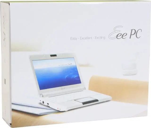 Alt view image 18 of 18 - ASUS Eee PC 901 20G - Pearl White NetBook Intel Atom 8.9" Wide SVGA 1GB Memory 20GB SSD Integrated Graphics
