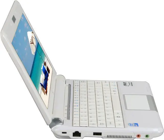 Alt view image 6 of 18 - ASUS Eee PC 901 20G - Pearl White NetBook Intel Atom 8.9" Wide SVGA 1GB Memory 20GB SSD Integrated Graphics