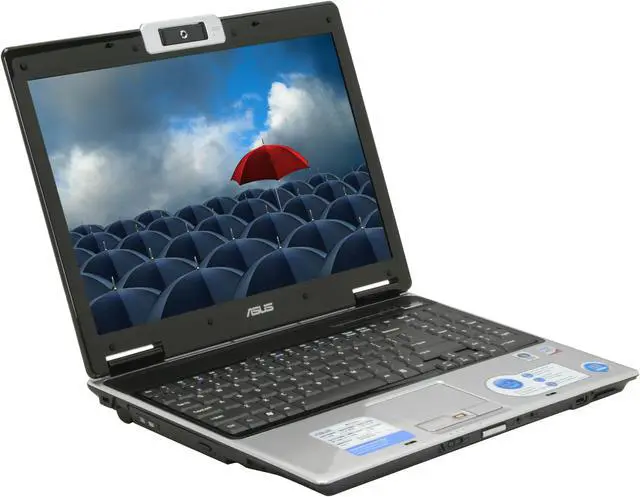 Alt view image 7 of 18 - ASUS Laptop M51 Series Intel Core 2 Duo T8100 2GB Memory 250GB HDD Intel GMA X3100 15.4" Windows Vista Business XP downgrade M51E-B2