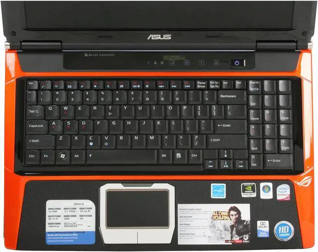 Alt view image 10 of 17 - ASUS Laptop G Series Intel Core 2 Duo P8400 4GB Memory 200GB HDD NVIDIA GeForce 9700M GT 15.4" Windows Vista Home Premium 64-bit G50V-X1