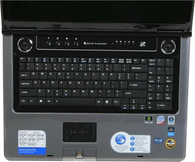 Alt view image 10 of 18 - ASUS Laptop M70 Series Intel Core 2 Duo T9400 4GB Memory 500GB HDD NVIDIA GeForce 9600M GS 17.0" Windows Vista Home Premium M70Vm-C1