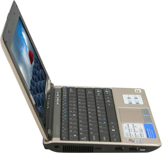 Alt view image 6 of 18 - ASUS Laptop N10 Series Intel Atom N270 1GB Memory 160GB HDD Intel GMA 950 10.2" Windows XP Home N10E-A1