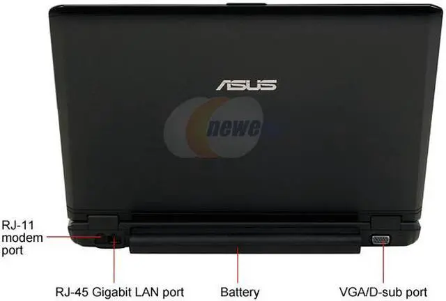 Alt view image 4 of 19 - ASUS Laptop F6 Series Intel Core 2 Duo P8600 4GB Memory 320GB HDD ATI Mobility Radeon HD 3470 13.3" Windows Vista Business F6V-A1