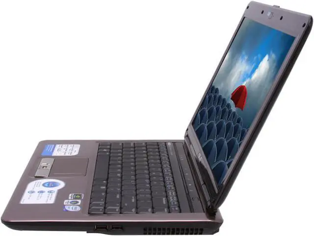 Alt view image 2 of 17 - ASUS Laptop N80 Series Intel Core 2 Duo P8600 4GB Memory 320GB HDD NVIDIA GeForce 9650M GT 14.1" Windows Vista Home Premium N80VN-GP011C