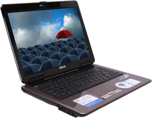 Alt view image 7 of 17 - ASUS Laptop N80 Series Intel Core 2 Duo P8600 4GB Memory 320GB HDD NVIDIA GeForce 9650M GT 14.1" Windows Vista Home Premium N80VN-GP011C