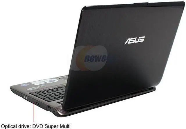 Alt view image 3 of 20 - ASUS Laptop Intel Core 2 Duo T5800 4GB Memory 250GB HDD NVIDIA GeForce 9650M GT 15.4" Windows Vista Home Premium N50Vn-A1B
