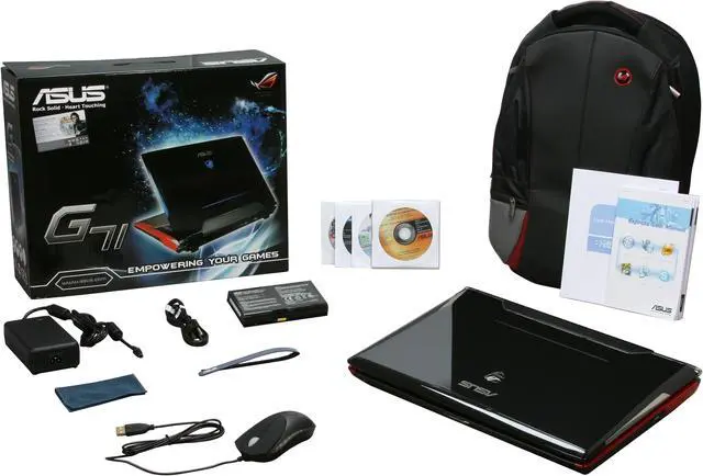 Alt view image 12 of 12 - ASUS Laptop G Series Intel Core 2 Duo T9400 4GB Memory 320GB HDD NVIDIA GeForce 9800M GS 17.0" Windows Vista Home Premium 64-bit G71G-X1
