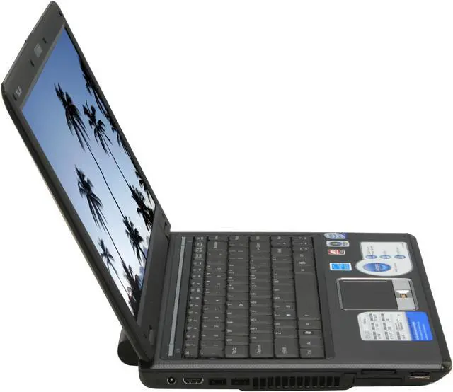 Alt view image 6 of 19 - ASUS Laptop F6 Series Intel Core 2 Duo P8400 4GB Memory 320GB HDD ATI Mobility Radeon HD 3470 13.3" Windows Vista Business F6V-X2