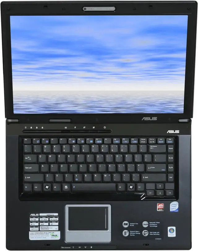 Alt view image 7 of 12 - ASUS Laptop Intel Core 2 Duo T5800 4GB Memory 250GB HDD ATI Mobility Radeon HD 3470 15.4" Windows Vista Home Premium X59SR-A1