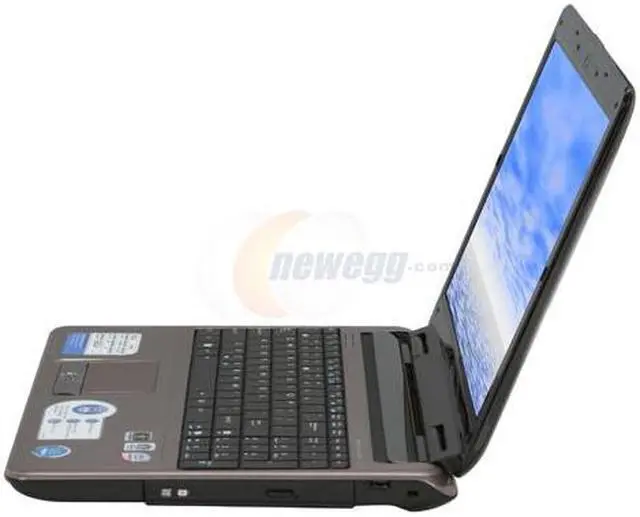 Alt view image 2 of 12 - ASUS Laptop N50 Series Intel Core 2 Duo P8600 4GB Memory 250GB HDD NVIDIA GeForce 9650M GT 15.4" Windows Vista Home Premium N50Vn-X1B