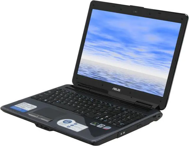 Main image of ASUS Laptop Intel Core 2 Duo T9400 4GB Memory 500GB HDD NVIDIA GeForce 9650M GT 15.4" Windows Vista Home Premium N50Vn-C2S