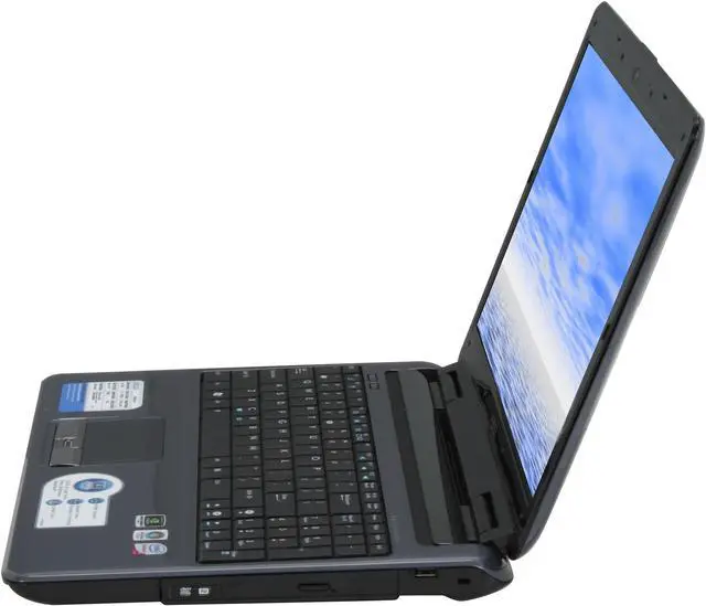 Alt view image 2 of 15 - ASUS Laptop Intel Core 2 Duo T9400 4GB Memory 500GB HDD NVIDIA GeForce 9650M GT 15.4" Windows Vista Home Premium N50Vn-C2S