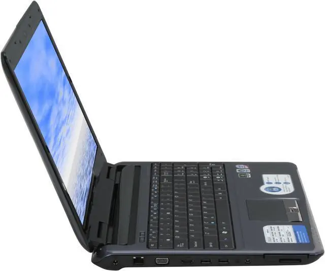 Alt view image 6 of 15 - ASUS Laptop Intel Core 2 Duo T9400 4GB Memory 500GB HDD NVIDIA GeForce 9650M GT 15.4" Windows Vista Home Premium N50Vn-C2S