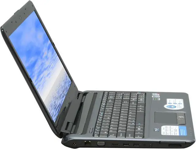 Alt view image 6 of 15 - ASUS Laptop N50 Series Intel Core 2 Duo T9400 4GB Memory 320GB HDD NVIDIA GeForce 9650M GT 15.4" Windows Vista Home Premium N50Vn-C3S