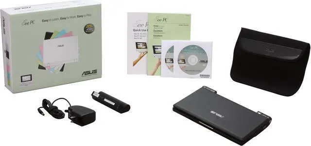 Alt view image 12 of 12 - ASUS Eee PC EeePC4G-BK029 Black Intel Mobile CPU 7" WVGA 512MB Memory 4GB SSD Netbook